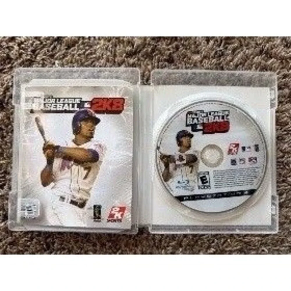2K Sports Major League Baseball 2K8 PlayStation 3 PS3 Game MLB 2K8
